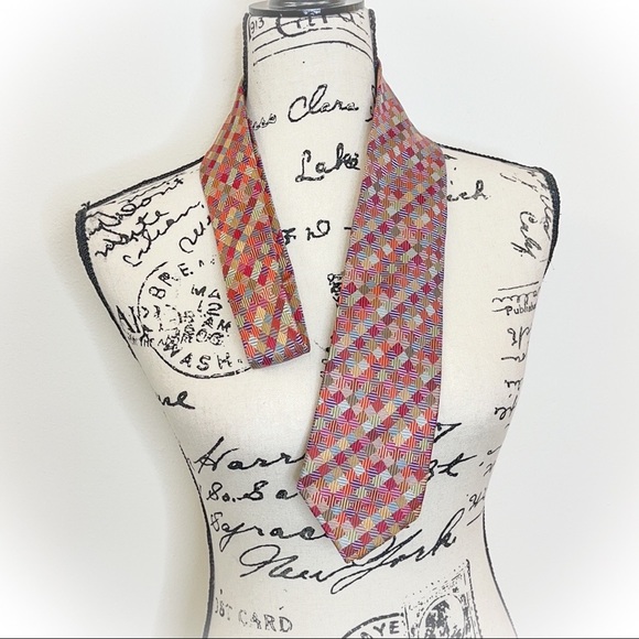 😎Really Stunning Multicolored Peacock Silk Mens Toe😎 - Picture 8 of 10